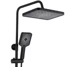 Душевой гарнитур REA HASS BLACK черный с изливом (REA-B9968)