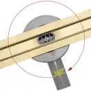Трап для душа REA NEO SLIM MIRROR GOLD PRO 70 см (REA-G5603)