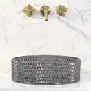 Умывальник (раковина) REA CRISTAL BLACK накладной (REA-U9671)