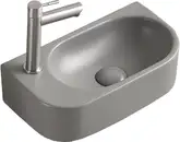 Умывальник (раковина) MEXEN VIERA 40 LIGHT GREY MATT левый накладной подвесной (MEX-21274061L)