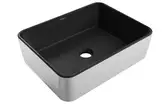 Умывальник (раковина) MEXEN CATIA BLACK SILVER накладной (MEX-21314874)