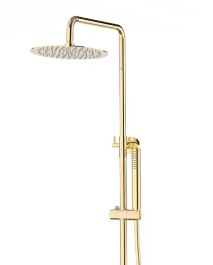 Душевой гарнитур Corsan LUGO GOLD с термостатом (CMN01TGL) Душевой гарнитур Corsan LUGO GOLD с термостатом (CMN01TGL)