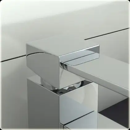 Смеситель для раковины (умывальника) KOHLMAN AXIS CHROME высокий (QB170N) Смеситель для раковины (умывальника) KOHLMAN AXIS CHROME высокий (QB170N)