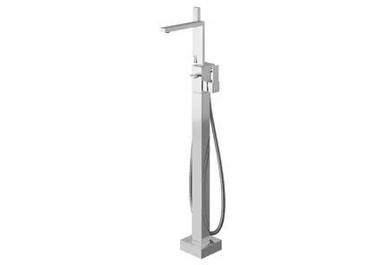 Смеситель для ванны KOHLMAN EXCELENT CHROME напольный (QF1165H) Смеситель для ванны KOHLMAN EXCELENT CHROME напольный (QF1165H)