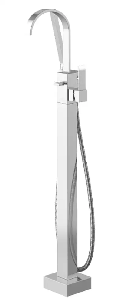 Смеситель для ванны KOHLMAN AXIS CHROME напольный (QF1165N)