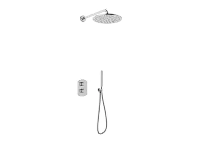 Душевой гарнитур KOHLMAN FOXAL CHROME с термостатом + BOX скрытого монтажа (QW432FR20) Душевой гарнитур KOHLMAN FOXAL CHROME с термостатом + BOX скрытого монтажа (QW432FR20)
