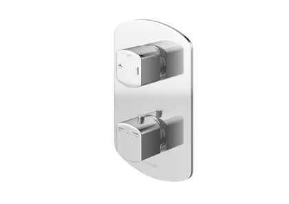 Душевой гарнитур KOHLMAN FOXAL CHROME с термостатом + BOX скрытого монтажа (QW432FR20) Душевой гарнитур KOHLMAN FOXAL CHROME с термостатом + BOX скрытого монтажа (QW432FR20)