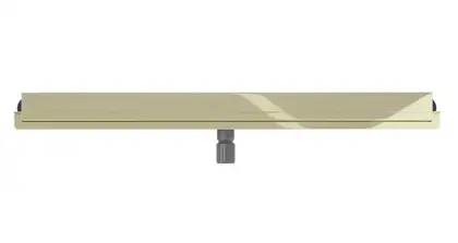 Трап для душа MEXEN FLAT WALL 2в1 настенный GOLD золотой 120 см (MEX-1530120)