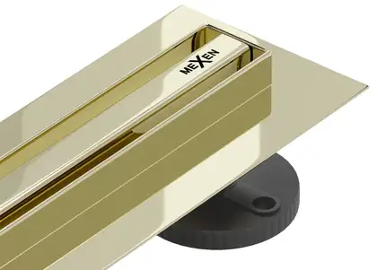 Трап для душа MEXEN FLAT 360° SLIM GOLD золотой 70 см (MEX-1541070) Трап для душа MEXEN FLAT 360° SLIM GOLD золотой 70 см (MEX-1541070)