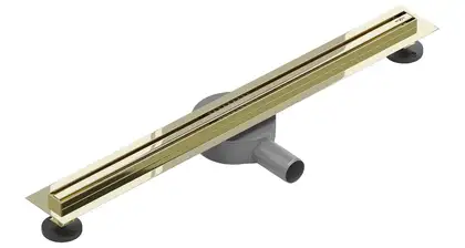 Трап для душа MEXEN FLAT 360° SLIM GOLD золотой 110 см (MEX-1541110)