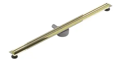 Трап для душа MEXEN FLAT 360° SLIM GOLD золотой 140 см (MEX-1541140)