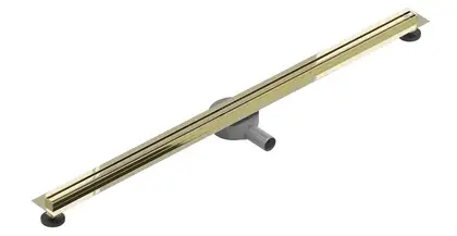 Трап для душа MEXEN FLAT 360° SLIM GOLD золотой 140 см (MEX-1541140)