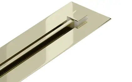 Трап для душа MEXEN FLAT 360° SUPER SLIM GOLD золотой 50 см (MEX-1551050)