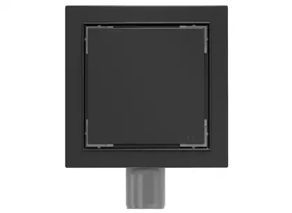 Трап для душа MEXEN FLAT BLACK 12х12 черный, квадратный (MEX-1710012) Трап для душа MEXEN FLAT BLACK 12х12 черный, квадратный (MEX-1710012)