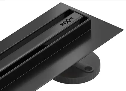Трап для душа MEXEN FLAT 360° SLIM BLACK черный 120 см (MEX-1741120)