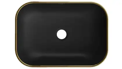 Умывальник (раковина) MEXEN RITA BLACK DIAMOND GOLD накладной (MEX-21084579) Умывальник (раковина) MEXEN RITA BLACK DIAMOND GOLD накладной (MEX-21084579)