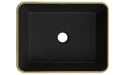 Умывальник (раковина) MEXEN CATIA BLACK DIAMOND GOLD накладной (MEX-21314879) Умывальник (раковина) MEXEN CATIA BLACK DIAMOND GOLD накладной (MEX-21314879)
