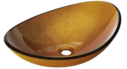 Умывальник (раковина) MEXEN SONIA 54 GOLD накладной (MEX-24145450)