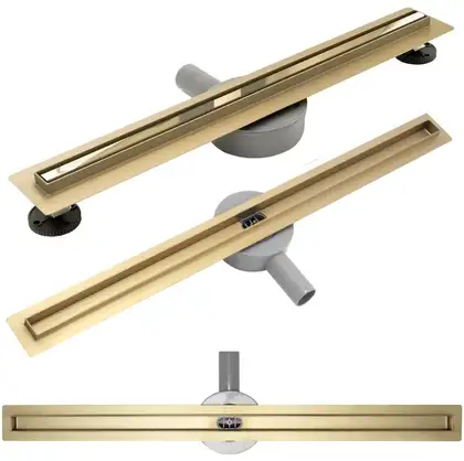 Трап для душа REA NEO SLIM MIRROR GOLD PRO 80 см (REA-G5604) Трап для душа REA NEO SLIM MIRROR GOLD PRO 80 см (REA-G5604)