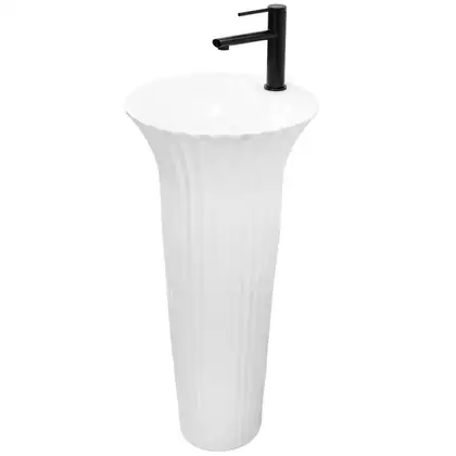 Умывальник (раковина) REA HOPE WHITE напольный белый (REA-U4120) Умывальник (раковина) REA HOPE WHITE напольный белый (REA-U4120)