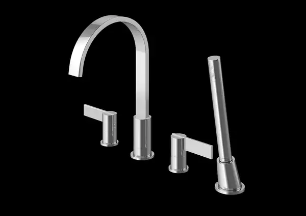 Смеситель для ванны KOHLMAN DEXAME CHROME на борт ванны (QB240D)