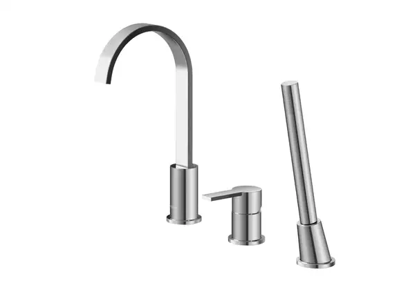 Смеситель для ванны KOHLMAN GIXS CHROME на борт ванны (QB241G) Смеситель для ванны KOHLMAN GIXS CHROME на борт ванны (QB241G)