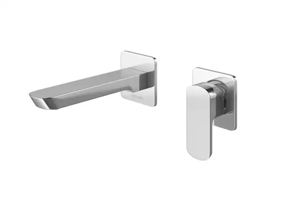 Смеситель для раковины (умывальника) KOHLMAN FOXAL CHROME + BOX скрытого монтажа (QW180F)