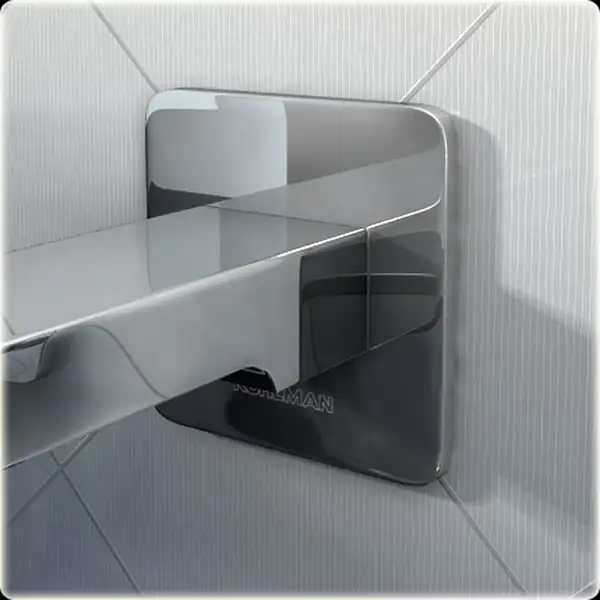 Смеситель для раковины (умывальника) KOHLMAN FOXAL CHROME + BOX скрытого монтажа (QW180F)