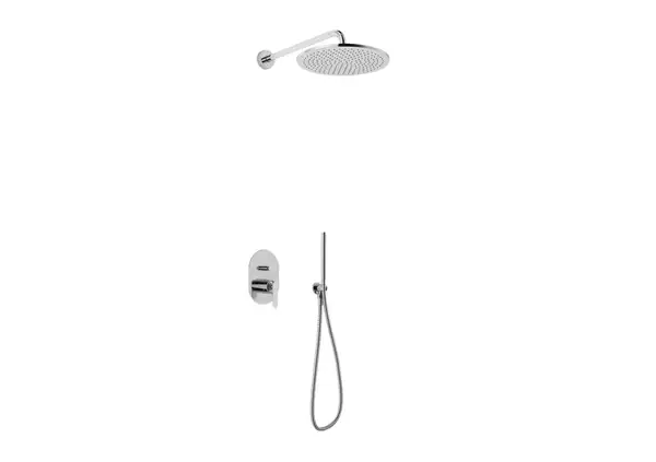 Душевая система KOHLMAN BOXINE 20 CHROME + BOX скрытого монтажа (QW210BR20)