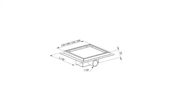 Трап для душа MEXEN FLAT CHROME 12х12 хром, квадратний (MEX-1010012)