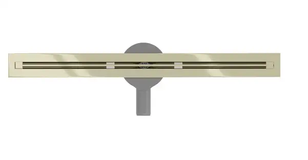 Трап для душа MEXEN FLAT 360° SUPER SLIM GOLD золотой 80 см (MEX-1551080)