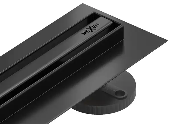 Трап для душа MEXEN FLAT 360° SLIM BLACK черный 60 см (MEX-1741060)