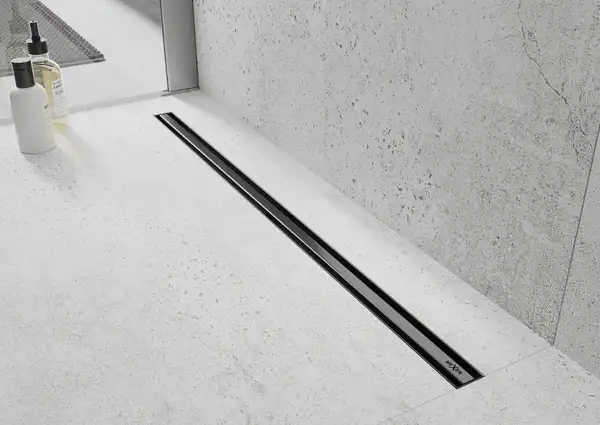 Трап для душа MEXEN FLAT 360° SLIM BLACK черный 60 см (MEX-1741060)