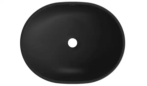 Умывальник (раковина) MEXEN VIKI BLACK BRUSHED GOLD накладной (MEX-21054877)