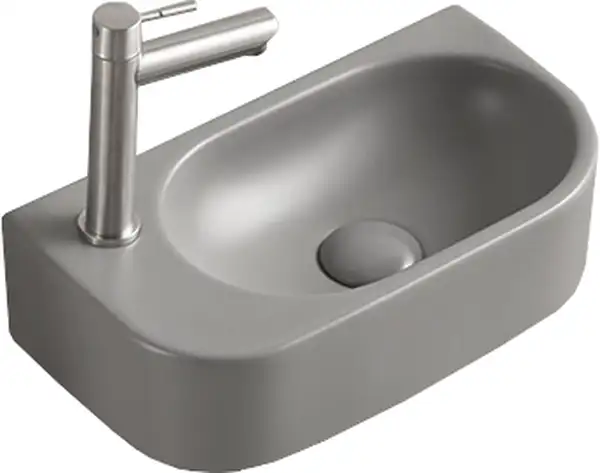 Умывальник (раковина) MEXEN VIERA 40 LIGHT GREY MATT левый накладной подвесной (MEX-21274061L) Умывальник (раковина) MEXEN VIERA 40 LIGHT GREY MATT левый накладной подвесной (MEX-21274061L)