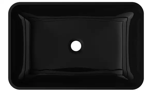 Умывальник (раковина) MEXEN MEGAN 56 BLACK накладной (MEX-24135670)