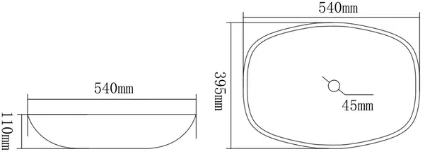 Умывальник (раковина) MEXEN ARAKS BLUE накладной (MEX-24155447)