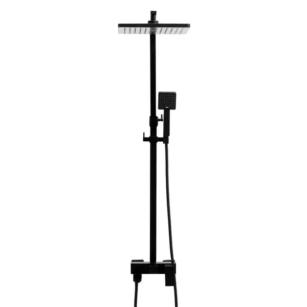 Душевой гарнитур Yoka CUBE 30 BLACK черный с изливом (BP.CUBE-30-BLK)