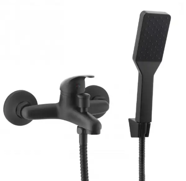 Смеситель для ванны Yoka TIMO BLACK настенный (BW.TIMO-BLK)