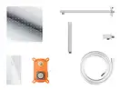 Душевая система CORSAN ANGO 25 CHROME + BOX скрытого монтажа (ZA25MCH)