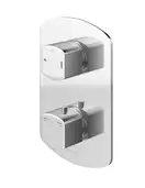 Душевая система с термостатом KOHLMAN FOXAL 30 CHROME + BOX скрытого монтажа (QW432FR30)