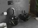 Подвесной унитаз MEXEN LENA BLACK MARBLE MATТ (MEX-30224098)