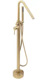 Смеситель для ванны REA  ARAS BRUSHED GOLD напольный (REA-B2719)