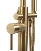 Смеситель для ванны REA  ARAS BRUSHED GOLD напольный (REA-B2719)