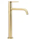 Rea Lugano Slim Смеситель для раковины, золотой матовый (REA-B4420)
