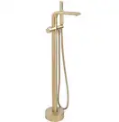 Смеситель для ванны REA CLARK BRUSHED GOLD матовое золото напольный (REA-B5303)