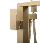 Смеситель для ванны REA TERY BRUSHED GOLD матовое золото напольный (REA-B5307)