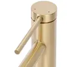 Смеситель для раковины (умывальника) REA FOSS BRUSHED GOLD золотой матовый высокий (REA-B5319)