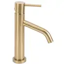 Смеситель для раковины (умывальника) REA LEVEL BRUSHED GOLD матовое золото низкий (REA-B6218)