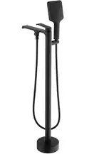 Смеситель для ванны REA HASS BLACK черный напольный (REA-B6401)